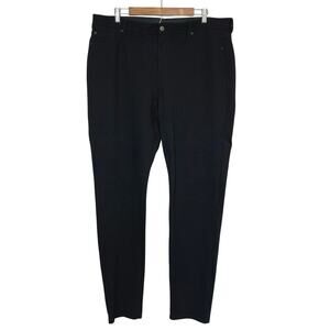 Chico's Tapered Leg Ponte Career Pant 18T Elastic Comfort Waist Band Corpcore